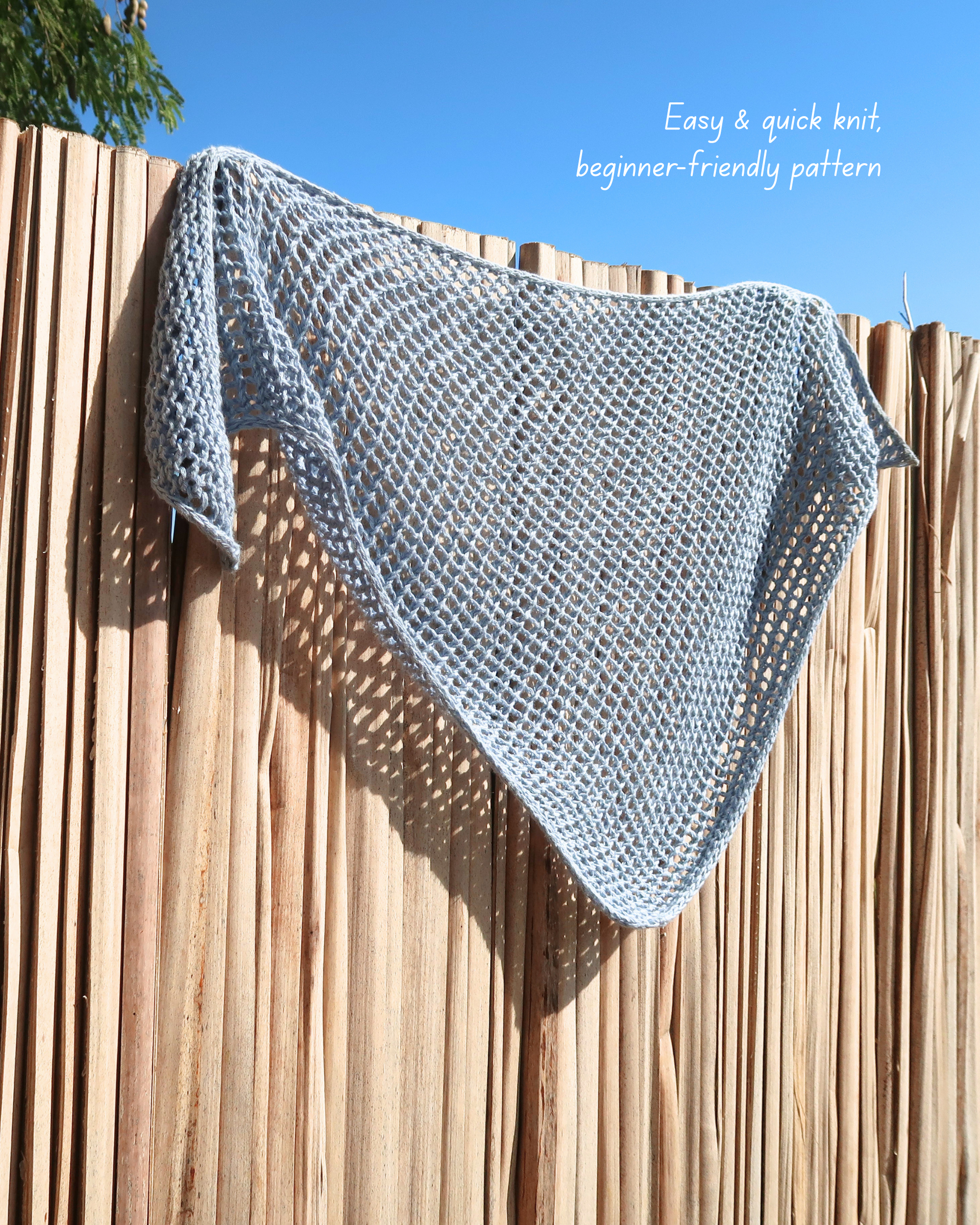 THE ISLAND BANDANA | Easy Knitting Pattern