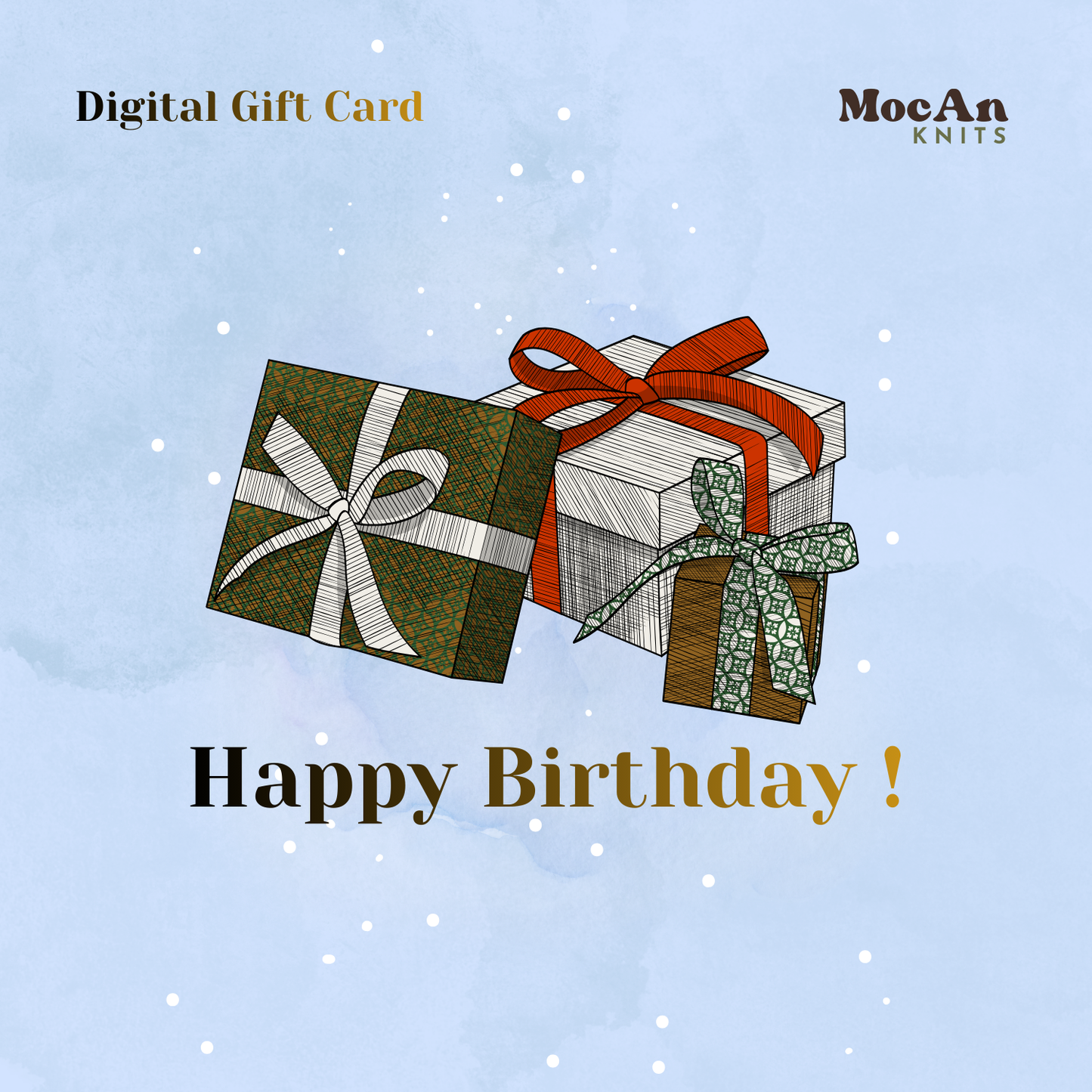 Birthday Digital Gift Card 🎉