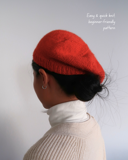 CLARA BERET | Easy Knitting Pattern