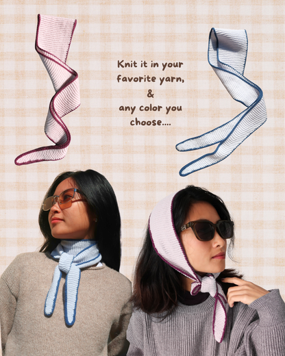 ELISE SCARF | Easy Knitting Pattern