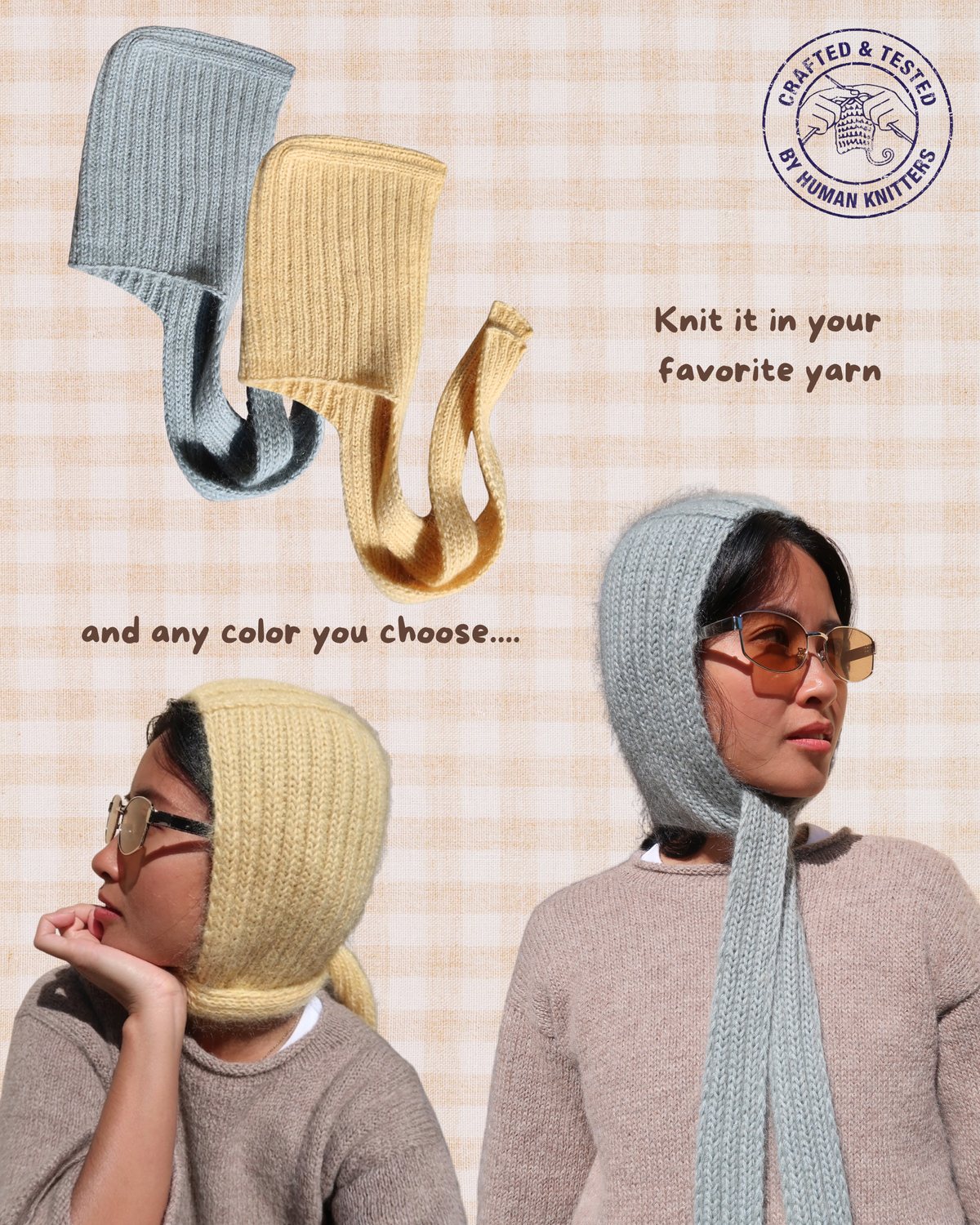MY FAVORITE BONNET | Easy Knitting Pattern