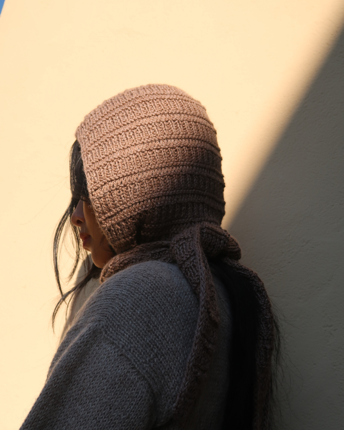 HEDGE Hooded Scarf  | Easy Knitting Pattern