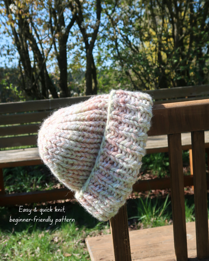 BIG HUG Beanie | Easy Knitting Pattern