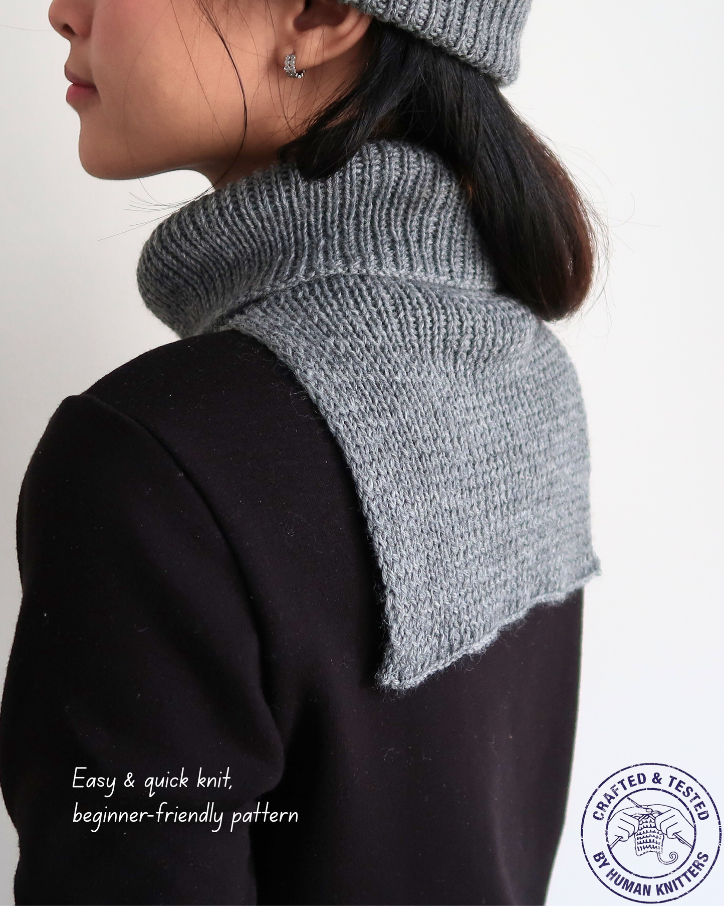 EASY PEASY Neck Warmer  | Easy Knitting Pattern