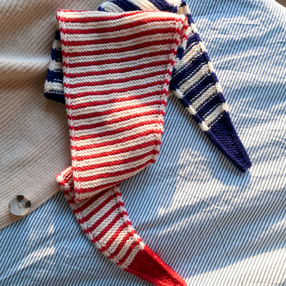 STRIPE LOVER SCARF | Easy Knitting Pattern