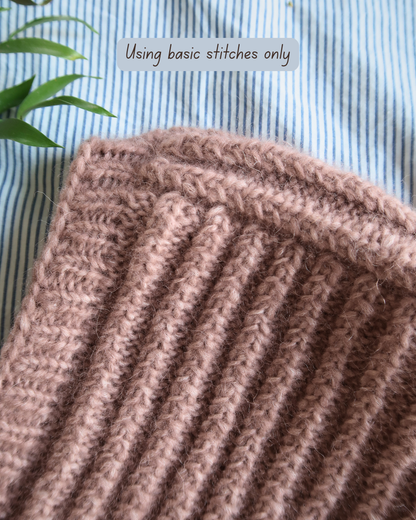 THE RIDGE Balaclava  | Easy Knitting Pattern