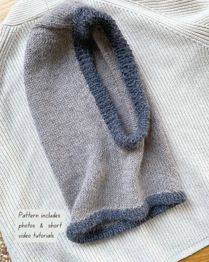 EVERYDAY HOOD | Easy Knitting Pattern