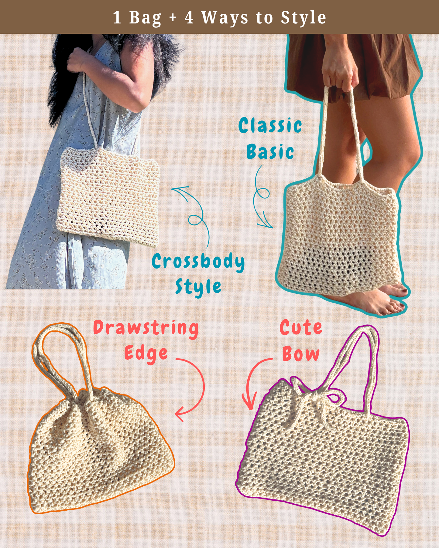 THE ISLAND BAG | Easy Knitting Pattern