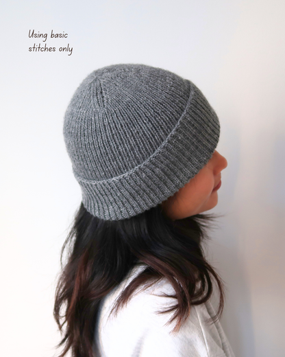 EASY PEASY Beanie | Easy Knitting Pattern