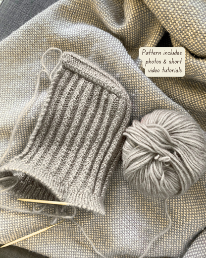 THE RIDGE Balaclava  | Easy Knitting Pattern
