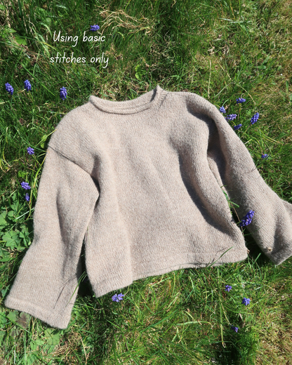 EVERYDAY PULLOVER | Easy Knitting Pattern