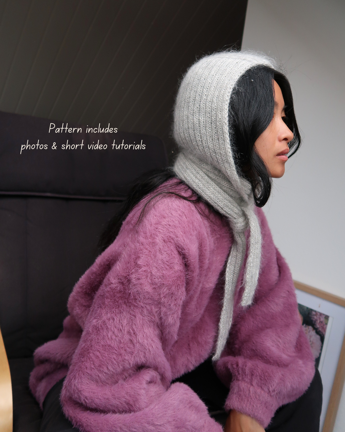 MY FAVORITE HOODED SCARF  | Easy Knitting Pattern