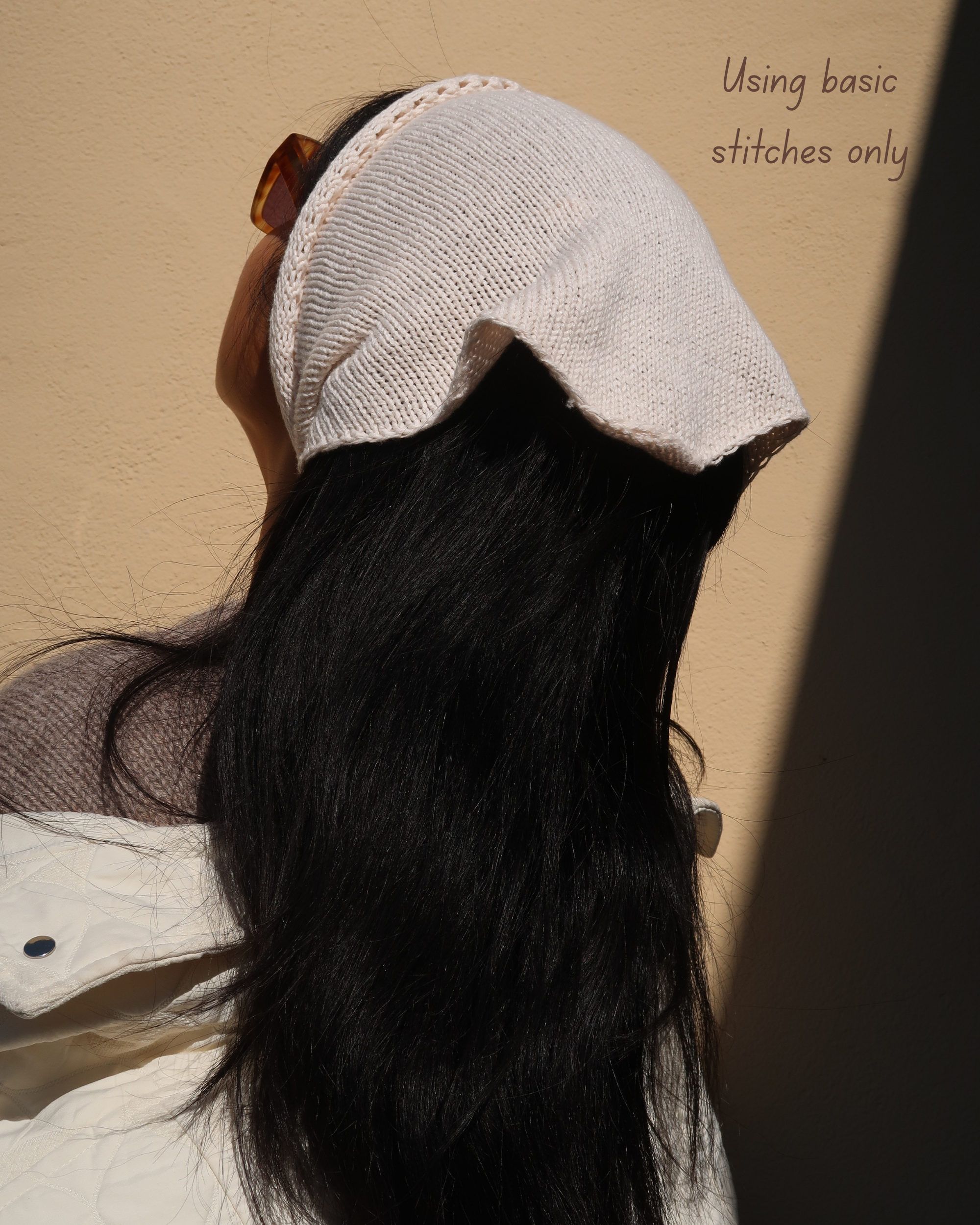 FIONA BANDANA | Easy Knitting Pattern