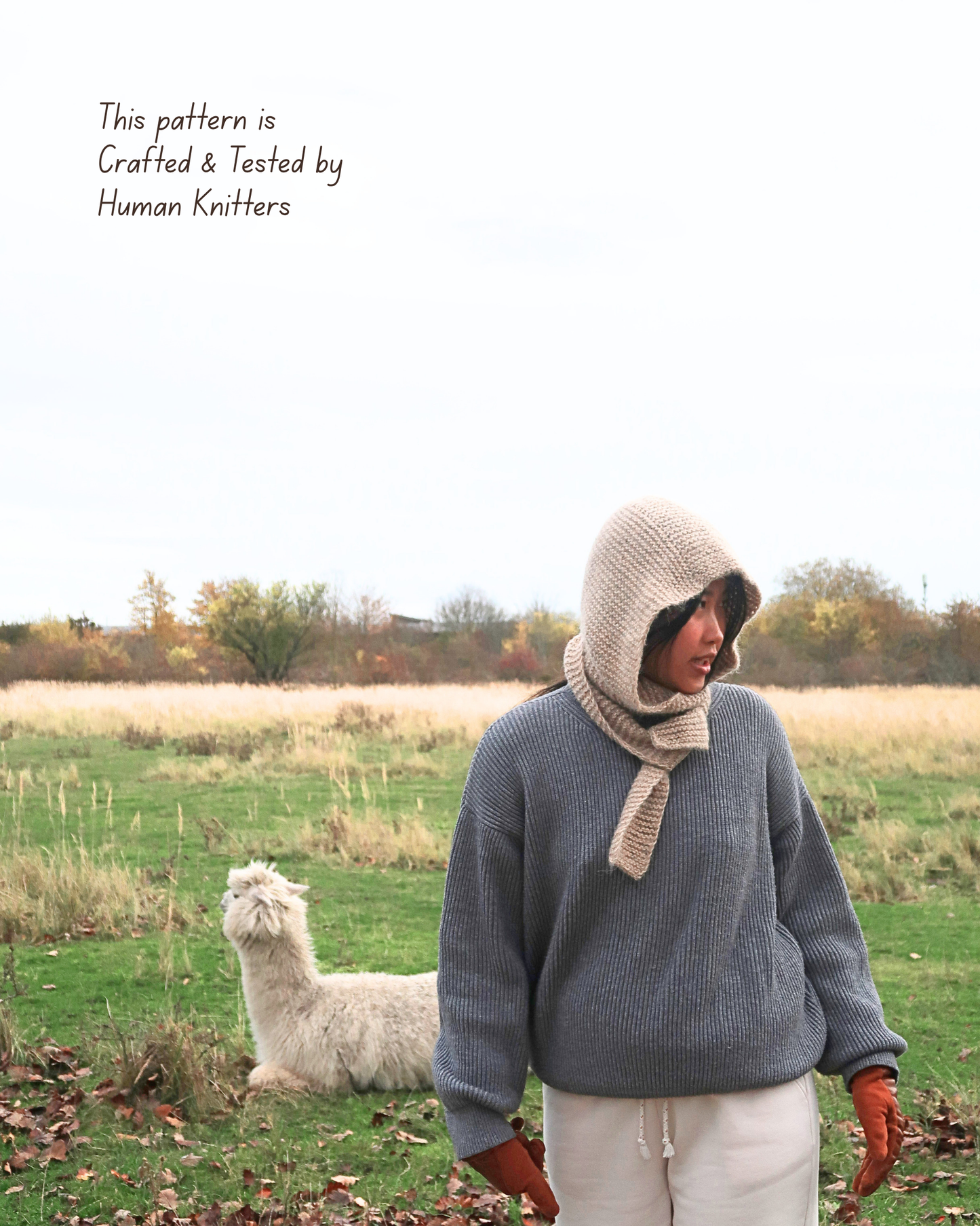 COMFY WEEKEND HOODED SCARF  | Easy Knitting Pattern