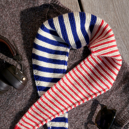 STRIPE LOVER SCARF | Easy Knitting Pattern