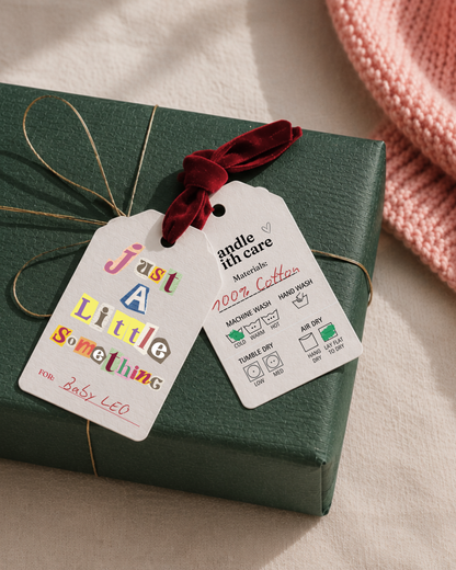Printable Gift Tags and Care Instructions (6-in-1 Bundle)