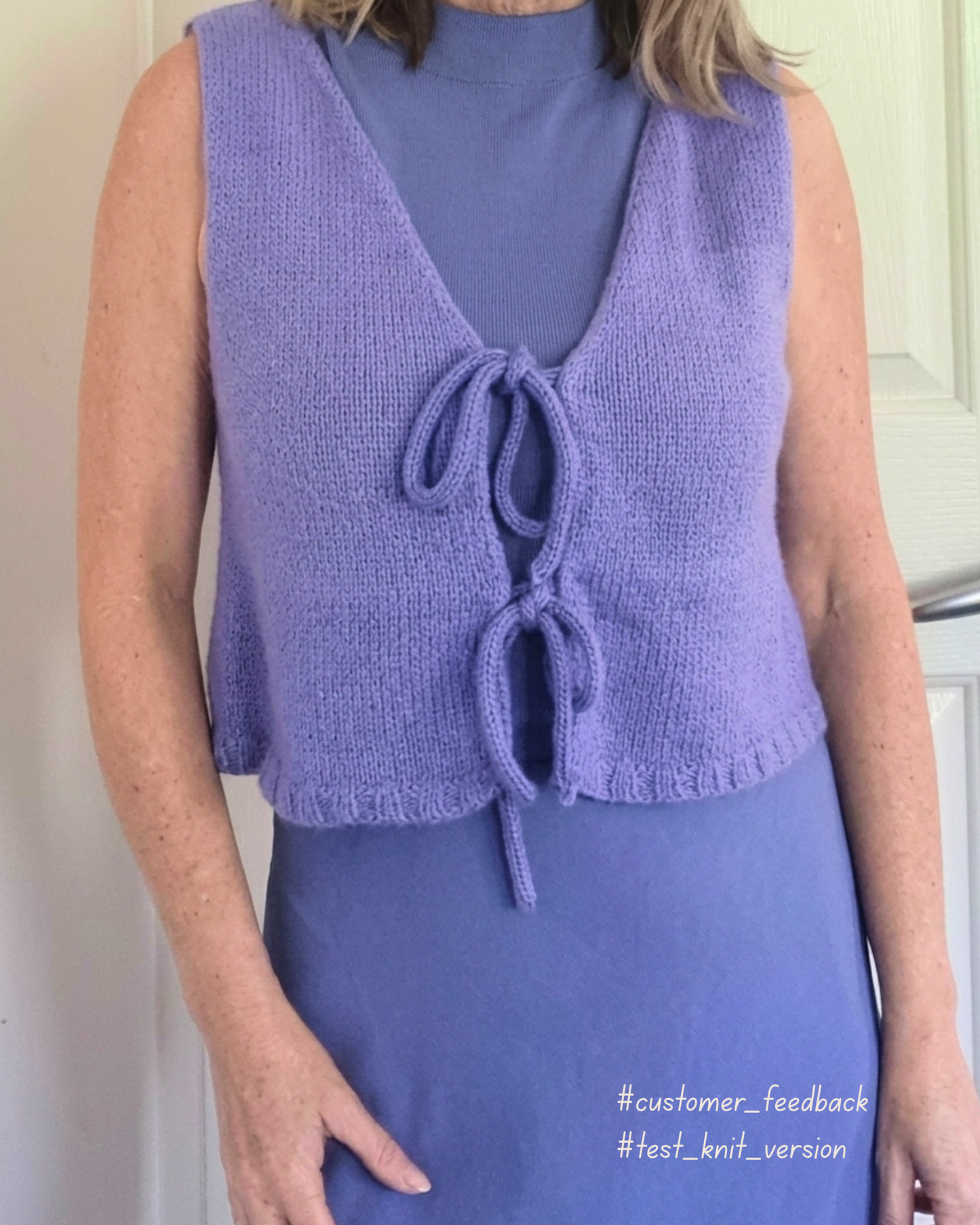 CLARA VEST | Easy Knitting Pattern