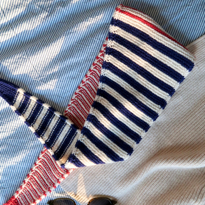 STRIPE LOVER SCARF | Easy Knitting Pattern