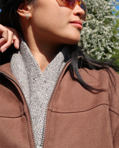 ALEX SLEEVE SCARF | Easy Knitting Pattern