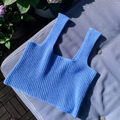 EASY PEASY TOP | Easy Knitting Pattern