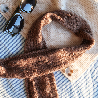 LACY WAVES SCARF | Easy Knitting Pattern