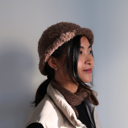 FLUFFY BUCKET HAT  | Easy Knitting Pattern