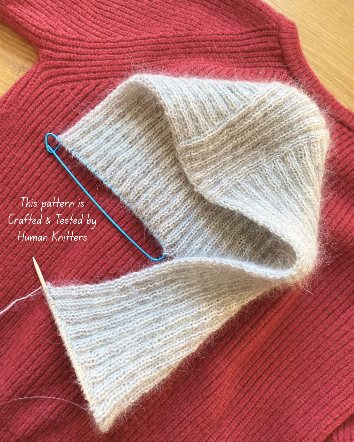 MY FAVORITE HOODED SCARF  | Easy Knitting Pattern