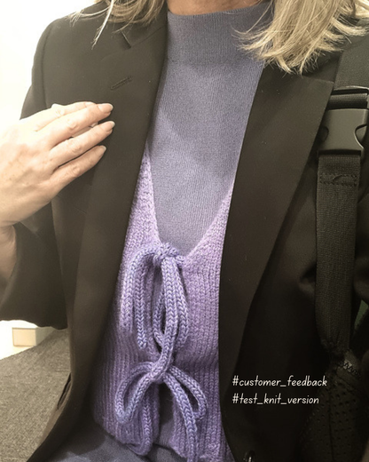 CLARA VEST | Easy Knitting Pattern