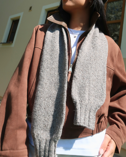 ALEX SLEEVE SCARF | Easy Knitting Pattern