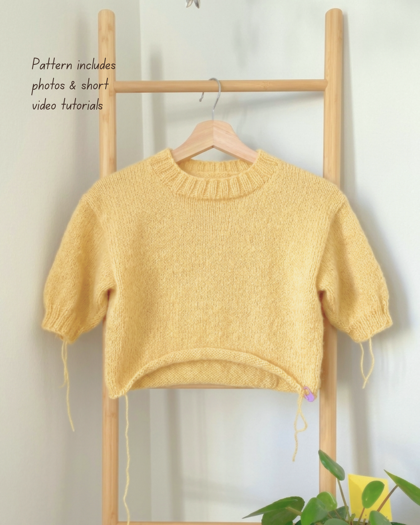 LUNA TEE | Easy Knitting Pattern