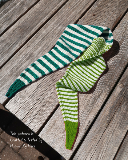 MY FAVORITE STRIPES Scarf  | Easy Knitting Pattern