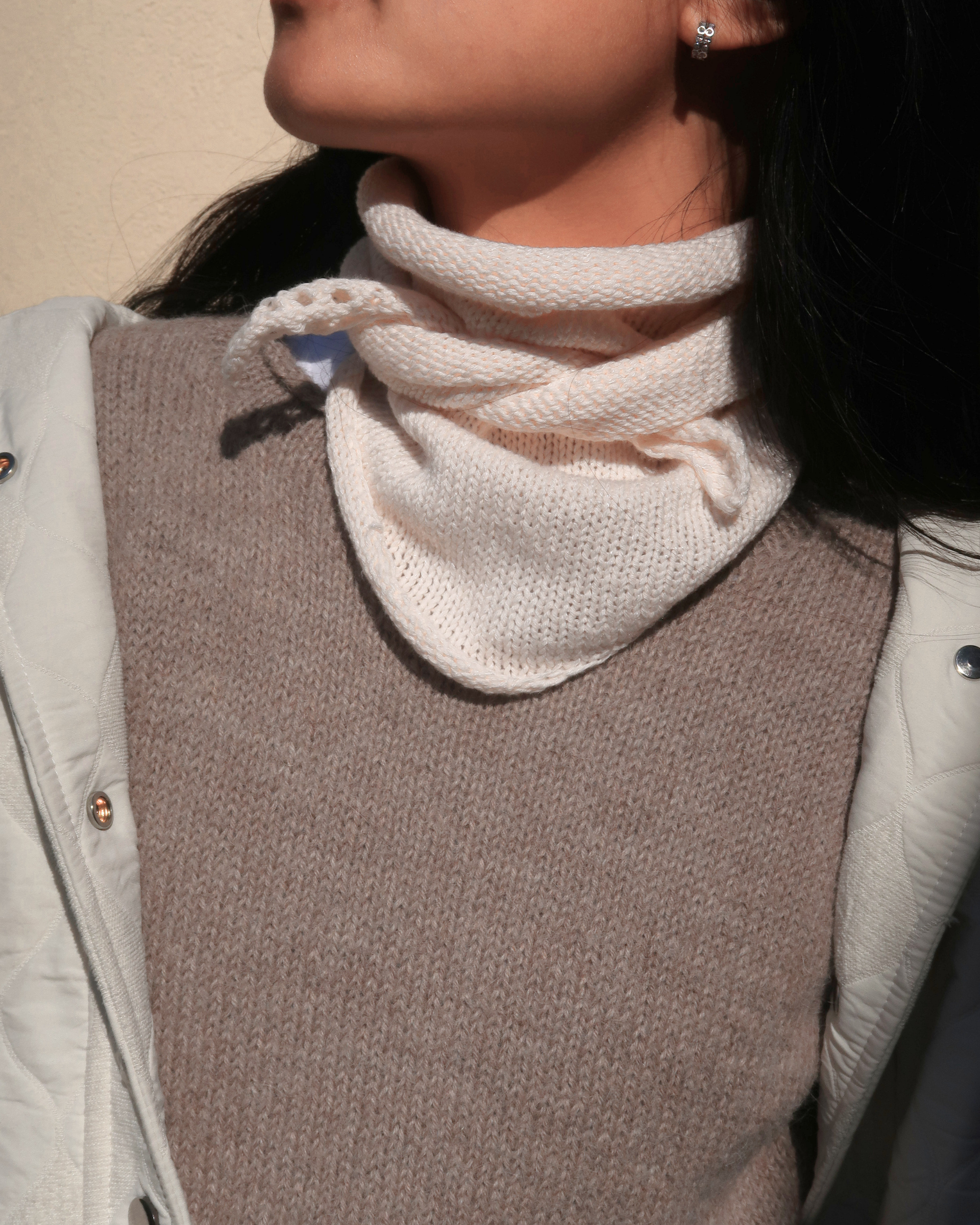 FIONA BANDANA | Easy Knitting Pattern