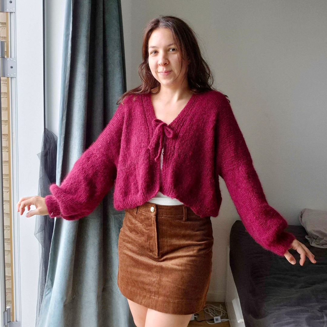 CLOUDY CARDIGAN | Easy Knitting Pattern