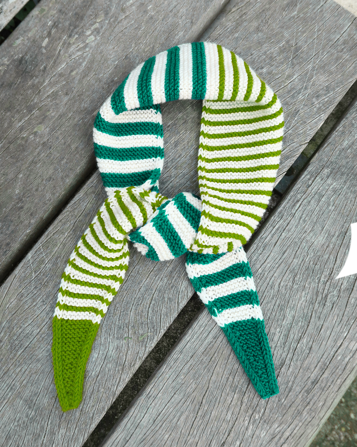MY FAVORITE STRIPES Scarf  | Easy Knitting Pattern