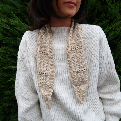 SOPHIE SCARF | Easy Knitting Pattern