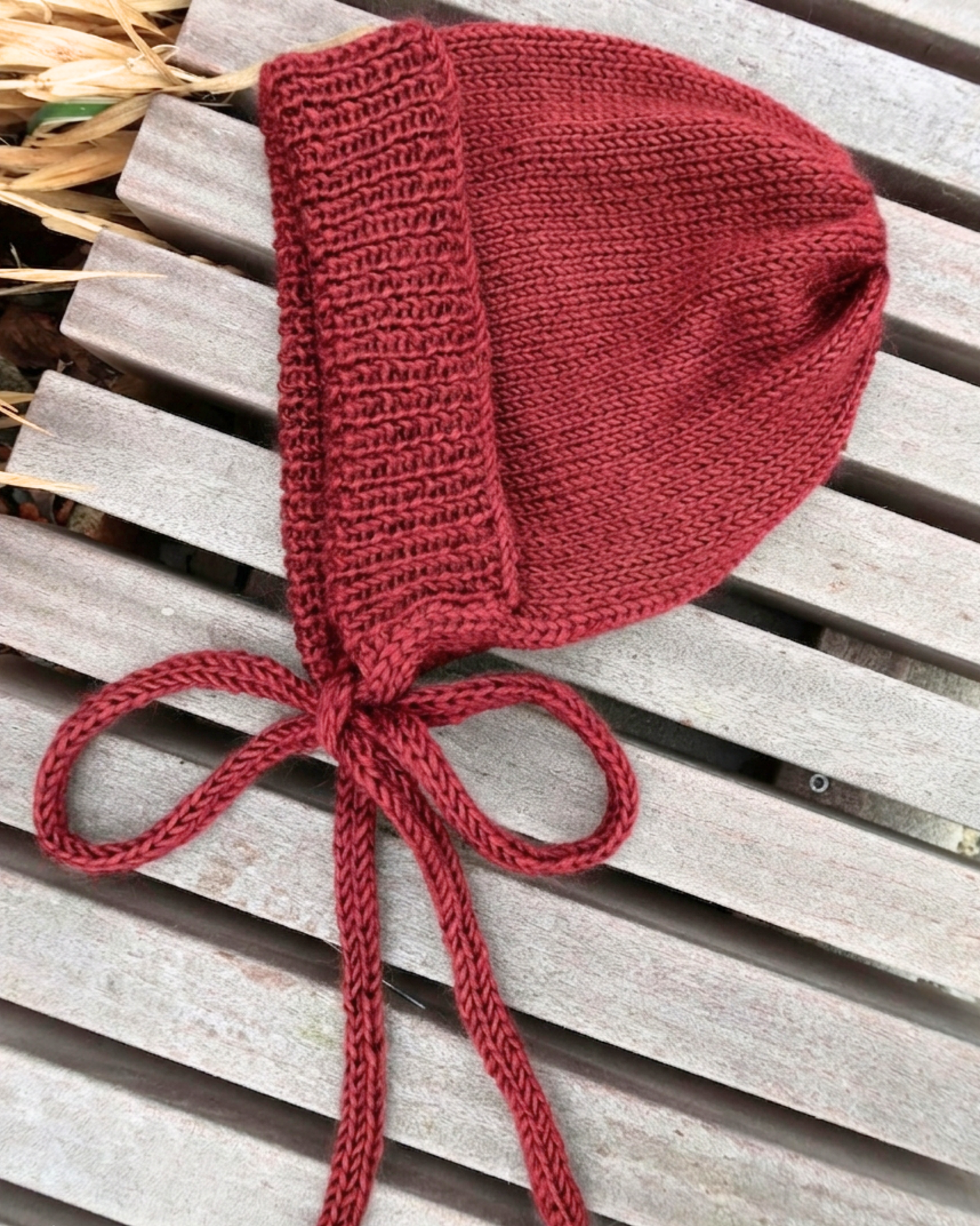 THE COTTAGE Bonnet  | Easy Knitting Pattern