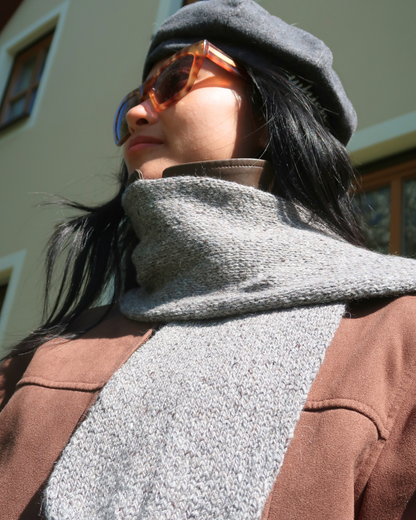 ALEX SLEEVE SCARF | Easy Knitting Pattern