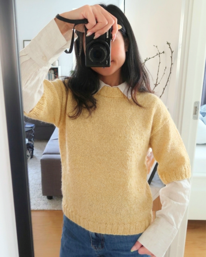 LUNA TEE | Easy Knitting Pattern