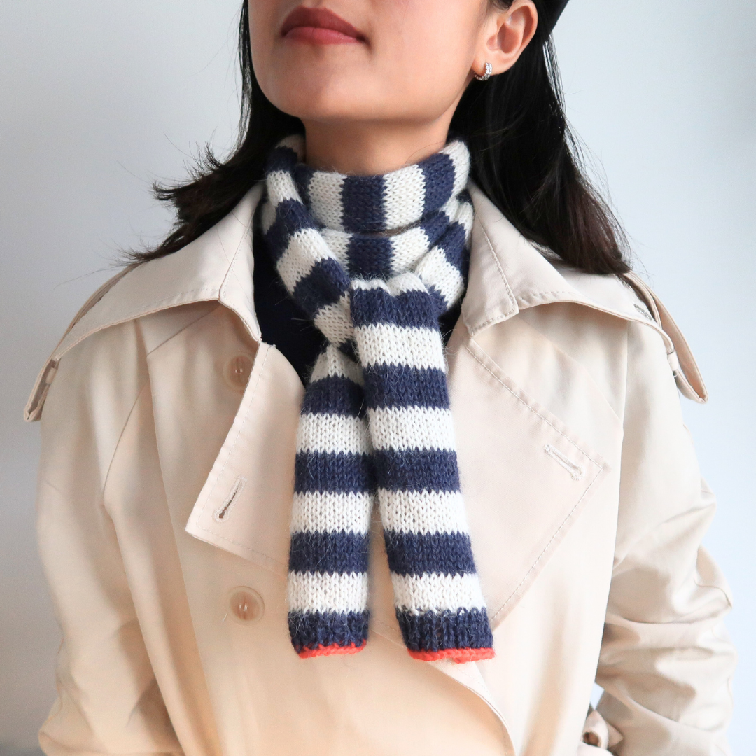 COPENHAGEN SCARF| Easy Knitting Pattern