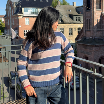 BRIGITTE PULLOVER | Easy Knitting Pattern