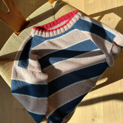 BRIGITTE PULLOVER | Easy Knitting Pattern
