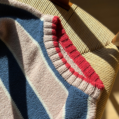 BRIGITTE PULLOVER | Easy Knitting Pattern