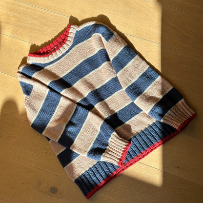 BRIGITTE PULLOVER | Easy Knitting Pattern