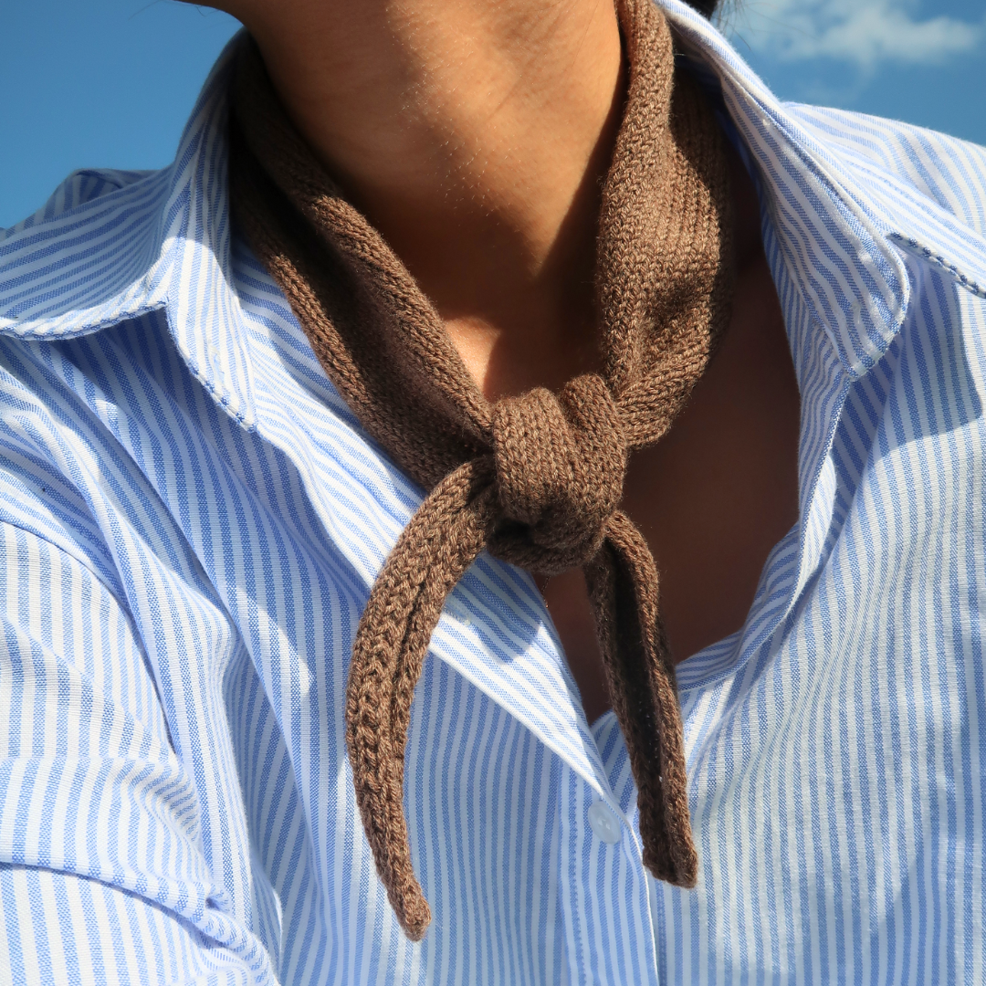 BROWNIE SCARF | Easy Knitting Pattern