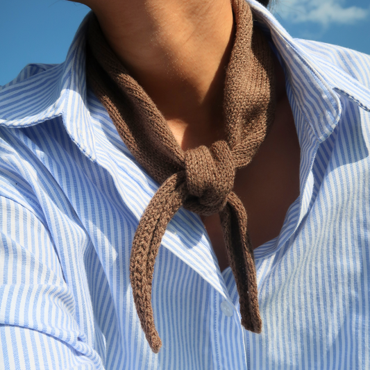 BROWNIE SCARF | Easy Knitting Pattern