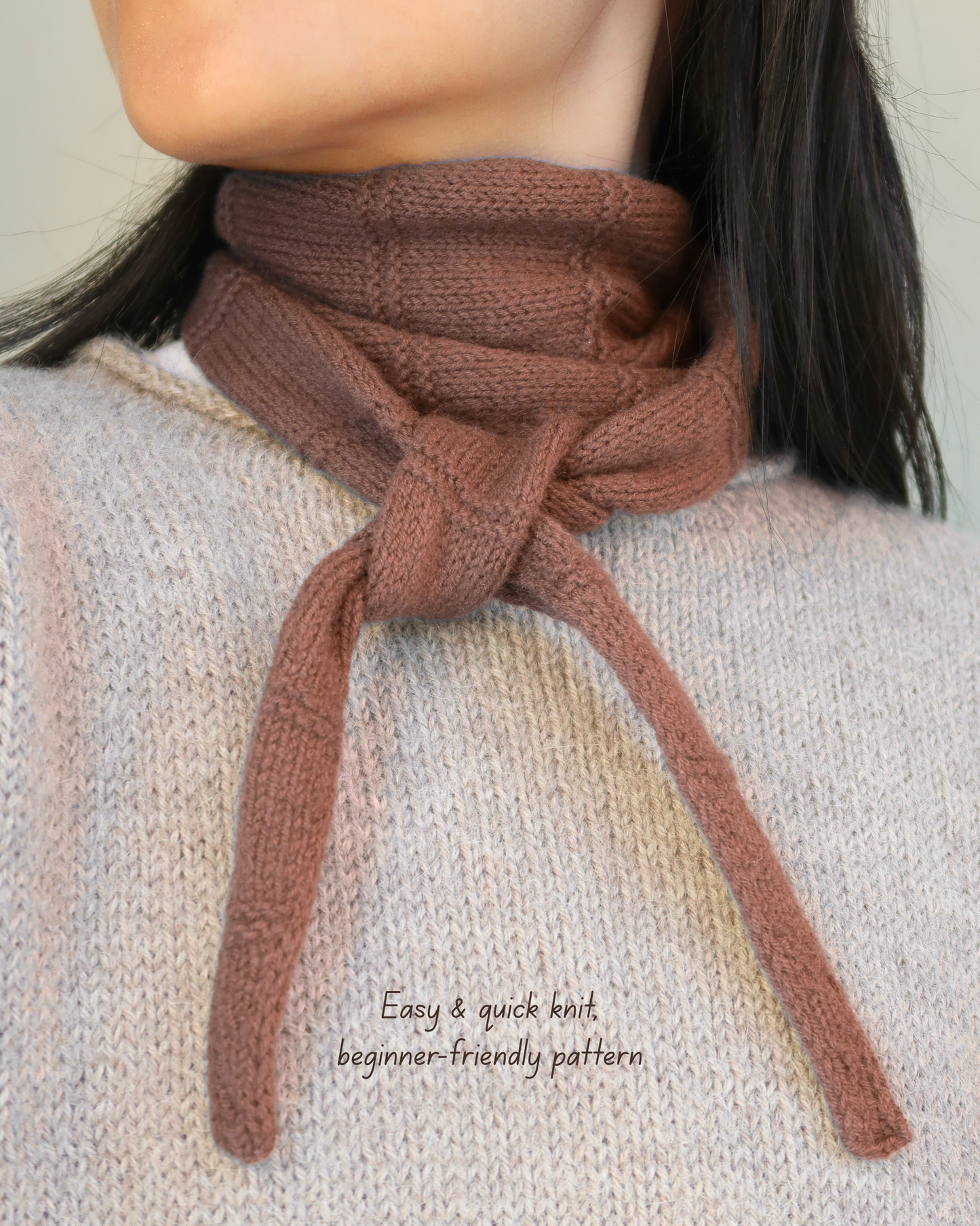 MARINA SCARF | Easy Knitting Pattern