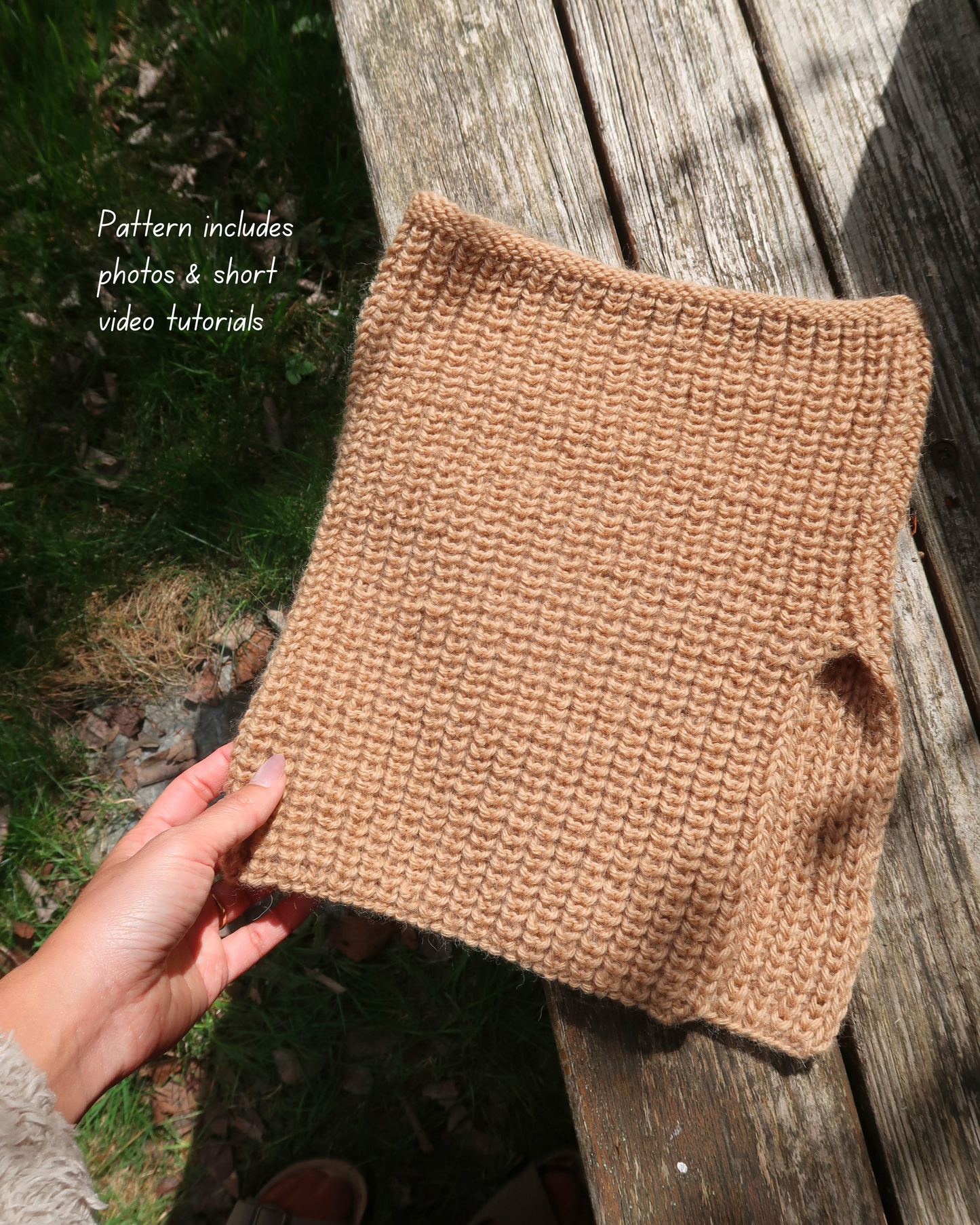 SUNDAY DUO Cowl | Easy Knitting Pattern