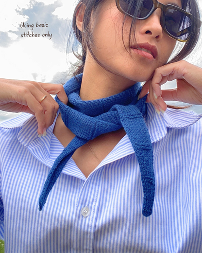 MARINA SCARF | Easy Knitting Pattern