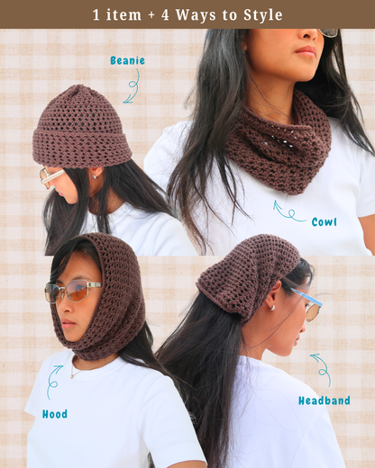 MULTI-WEAR EYELET Cowl