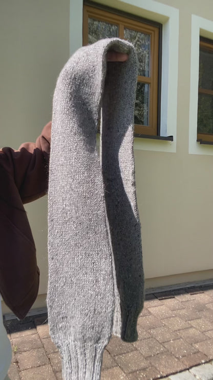 ALEX SLEEVE SCARF | Easy Knitting Pattern